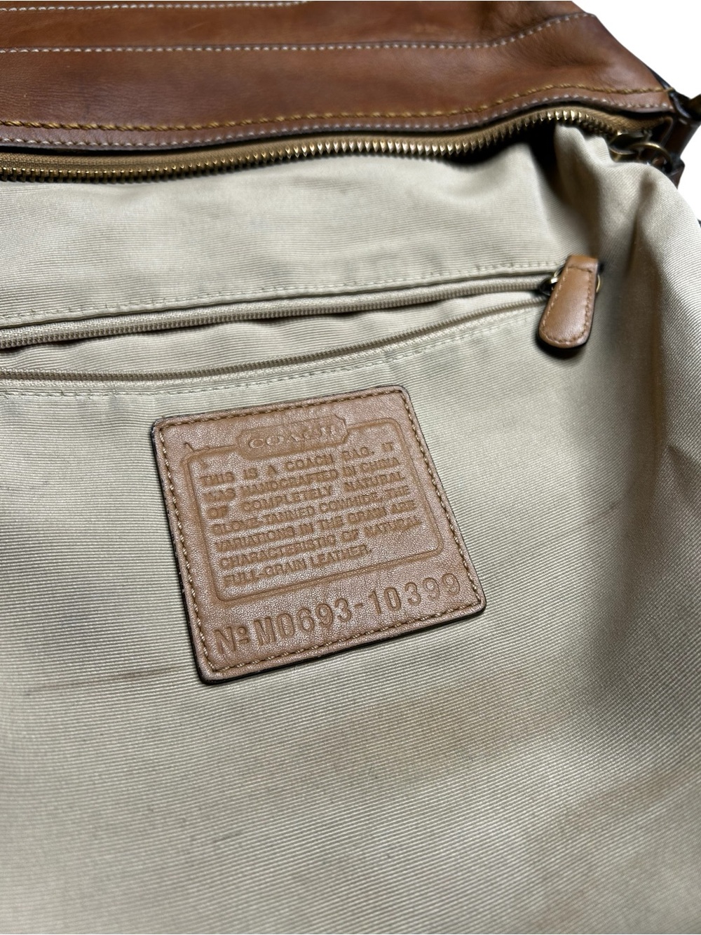 Vintage Coach Chelsea Laced Duffle Crossbody Shoulder Bag 10399 - Picture 14 of 15